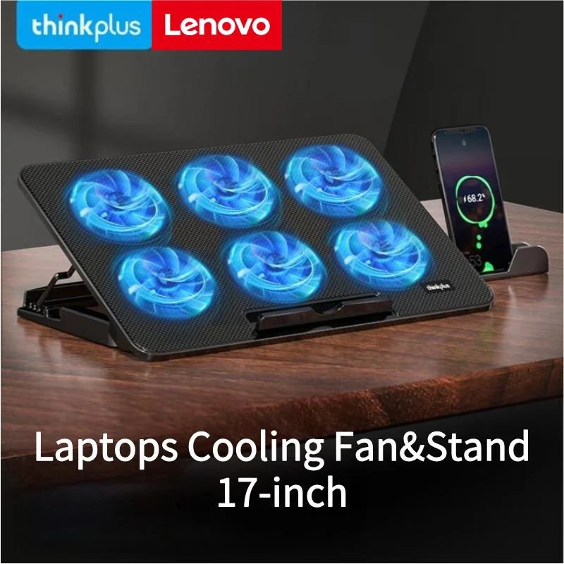 Охлаждающий вентилятор для ноутбуков Lenovo, кулер для игрового ноутбука 13-17 дюймов, 6 вентиляторов, USB-порты, подставка большого размера для ноутбуков Macbook HP Dell
Охлаждающий вентилятор для ноутбуков Lenovo, кулер для игрового ноутбука 13-17 дюймов, 6 вентиляторов, USB-порты, подставка большого размера для ноутбуков Macbook HP Dell