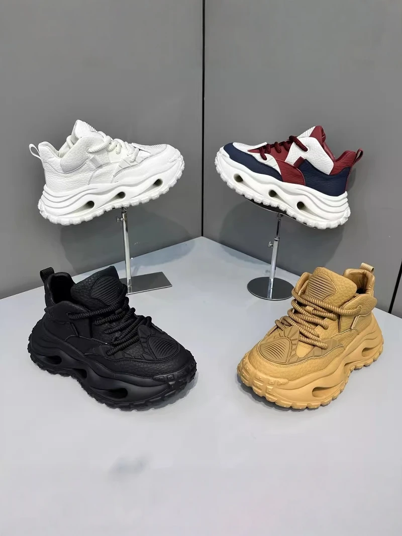 Trendy Men's Casual Shoes Thick Bottom Heightening Dad Shoes Fashionable Youth Sports Leisure Small Design Trendy Footwear
Trendy Men's Casual Shoes Thick Bottom Heightening Dad Shoes Fashionable Youth Sports Leisure Small Design Trendy Footwear
