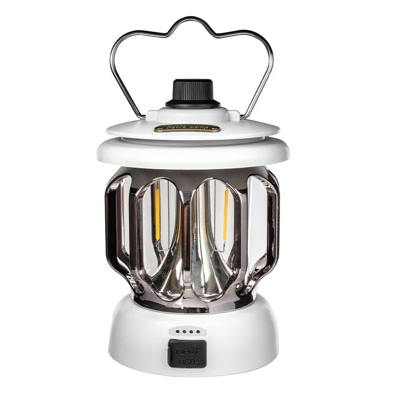 Retro Camping Lantern - Rechargeable LED Handheld Lamp, Perfect for Outdoor Atmosphere Lighting, Tent & Camping Use
Retro Camping Lantern - Rechargeable LED Handheld Lamp, Perfect for Outdoor Atmosphere Lighting, Tent & Camping Use 