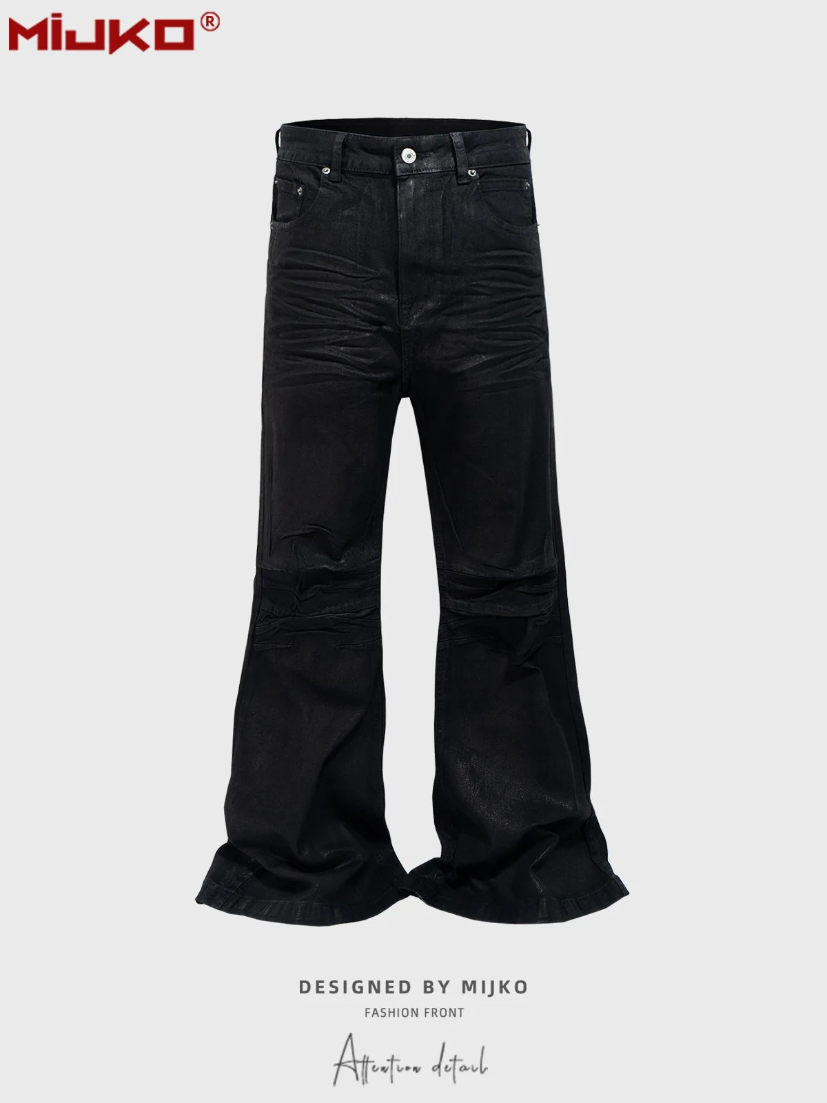 Men Women Autumn Winter Flare Pants Wide Leg Jeans Spiral Track Trousers Trendy Large Zipper
Men Women Autumn Winter Flare Pants Wide Leg Jeans Spiral Track Trousers Trendy Large Zipper