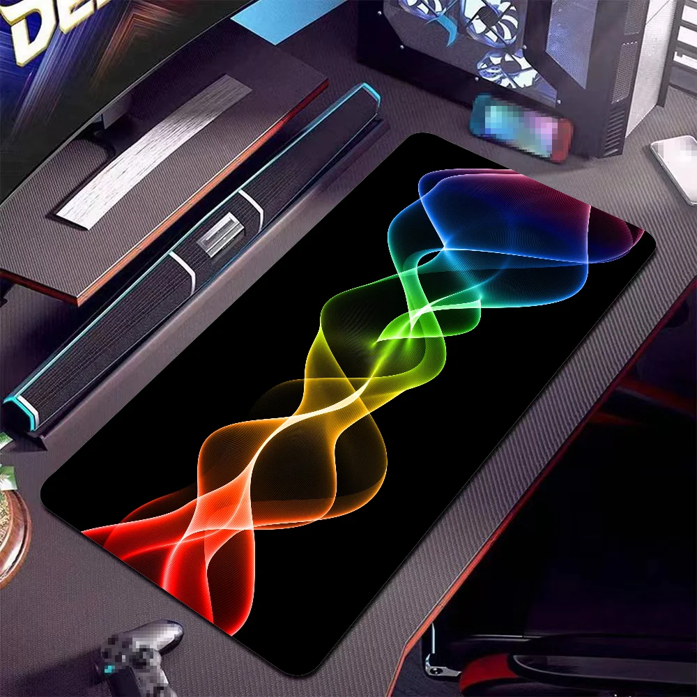 Smoke Waves Rays Light Abstract Mousepad Large Anti-Slip Mouse Pad Stitched Edges Mat Durable Desk Laptop Gaming Keyboard Pad
Smoke Waves Rays Light Abstract Mousepad Large Anti-Slip Mouse Pad Stitched Edges Mat Durable Desk Laptop Gaming Keyboard Pad