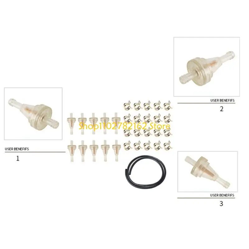 547B Dirt Bike ATV Snowmobile 1/4" 6.3mm Line Motorcycle Inline Gas Filter
547B Dirt Bike ATV Snowmobile 1/4" 6.3mm Line Motorcycle Inline Gas Filter