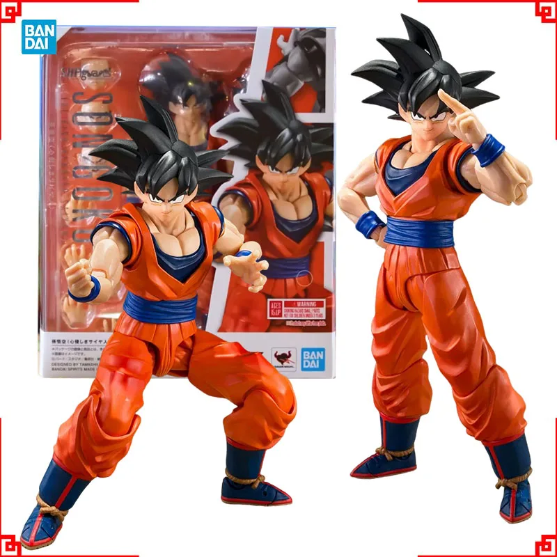 Bandai Dragon Ball Action Figure SHF Goku 3.0 The Kind Hearted Saiyan Mini High Poseability Anime Figures Toys For Men Gift
Bandai Dragon Ball Action Figure SHF Goku 3.0 The Kind Hearted Saiyan Mini High Poseability Anime Figures Toys For Men Gift