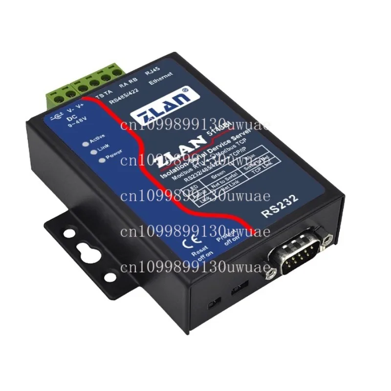 With Isolated Industrial Serial Server RS232/RS485/RS422 To Ethernet ZLAN5143I
With Isolated Industrial Serial Server RS232/RS485/RS422 To Ethernet ZLAN5143I