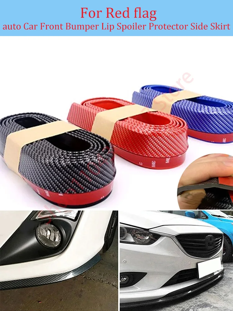 For Red flag auto 2.5m Car Front Bumper Lip Spoiler Protector Side Skirt Prevent scratches and abrasions. Anti collision
For Red flag auto 2.5m Car Front Bumper Lip Spoiler Protector Side Skirt Prevent scratches and abrasions. Anti collision