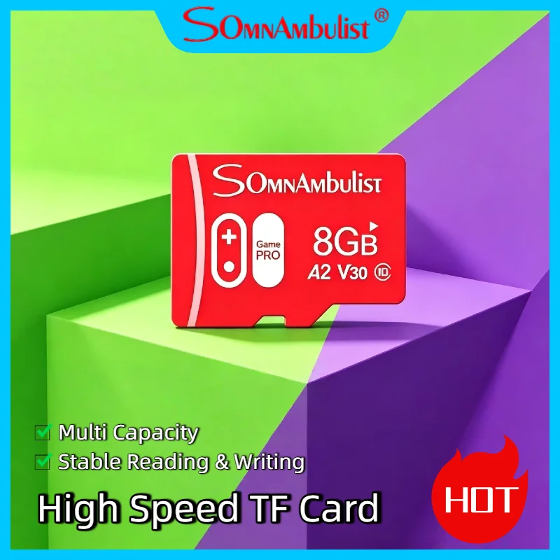 SomnAmbuList Class 10 Micro TF SD Card 32GB 64GB 128GB High Speed Real Capacity Mini SD Memory Card TF Card for Smartphone
SomnAmbuList Class 10 Micro TF SD Card 32GB 64GB 128GB High Speed Real Capacity Mini SD Memory Card TF Card for Smartphone