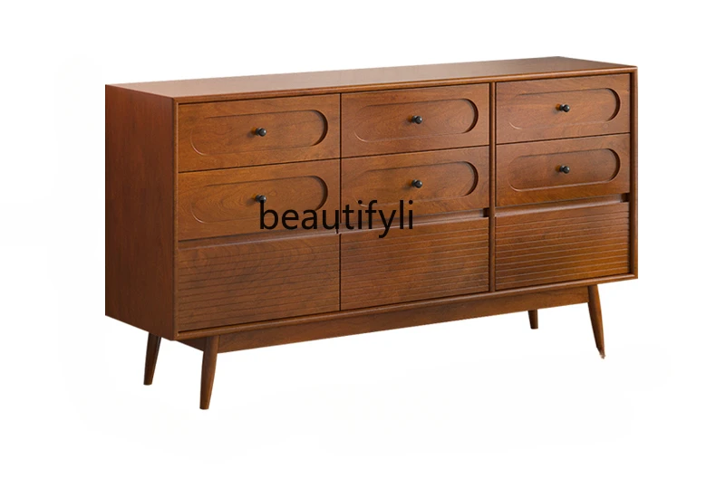 American retro wabi wind bucket cabinet solid wood storage cabinet medieval design side cabinet drawer locker
American retro wabi wind bucket cabinet solid wood storage cabinet medieval design side cabinet drawer locker