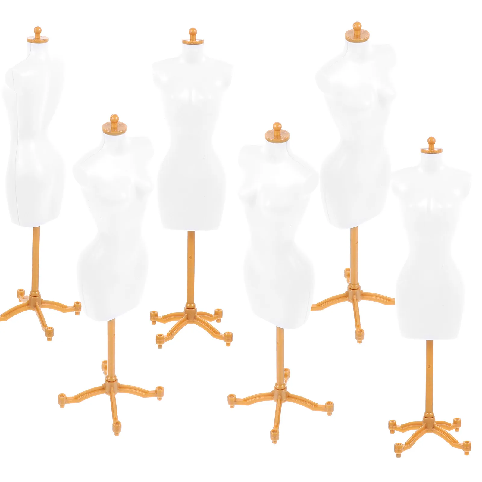 6Pcs Mini Mannequin Stands Clothes Dress Form Display Supports Mini House Accessories Creative Decoration Fashion Display Rack
6Pcs Mini Mannequin Stands Clothes Dress Form Display Supports Mini House Accessories Creative Decoration Fashion Display Rack