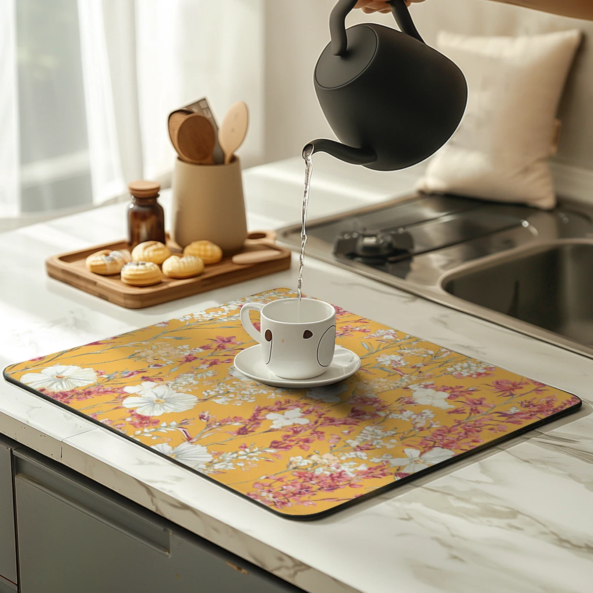 Кухонные сливные подушечки из диатомовой грязи, растения, цветы, впитывающие миски, посуда, дренажный коврик, салфетки для стола, коврик для кофемашины 
Кухонные сливные подушечки из диатомовой грязи, растения, цветы, впитывающие миски, посуда, дренажный коврик, салфетки для стола, коврик для кофемашины