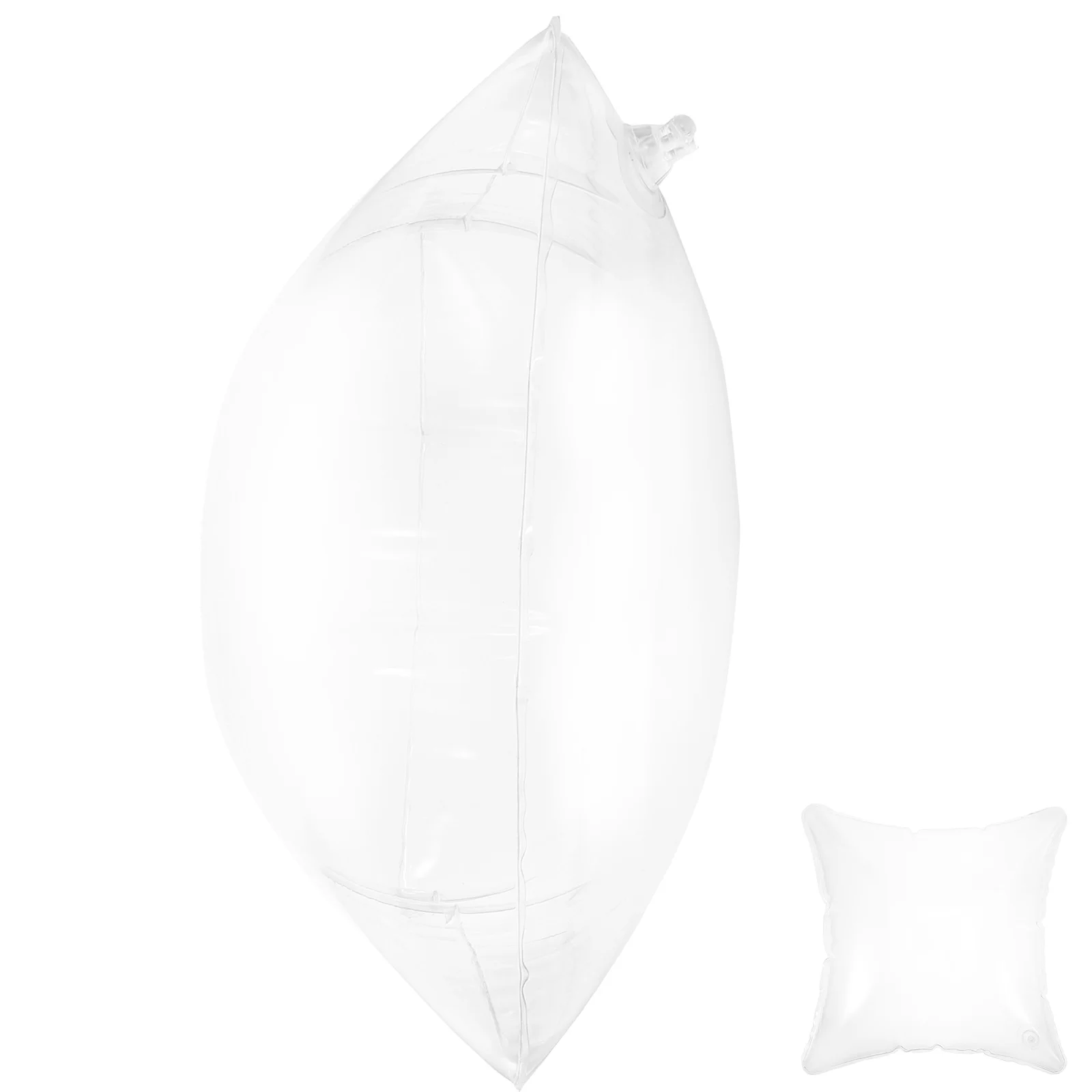 Inflatable Pillow PVC Inflatable Throw Cushion Transparent Camping Travel Foldable Clear Pillow Inserts Sofa Cushion
Inflatable Pillow PVC Inflatable Throw Cushion Transparent Camping Travel Foldable Clear Pillow Inserts Sofa Cushion