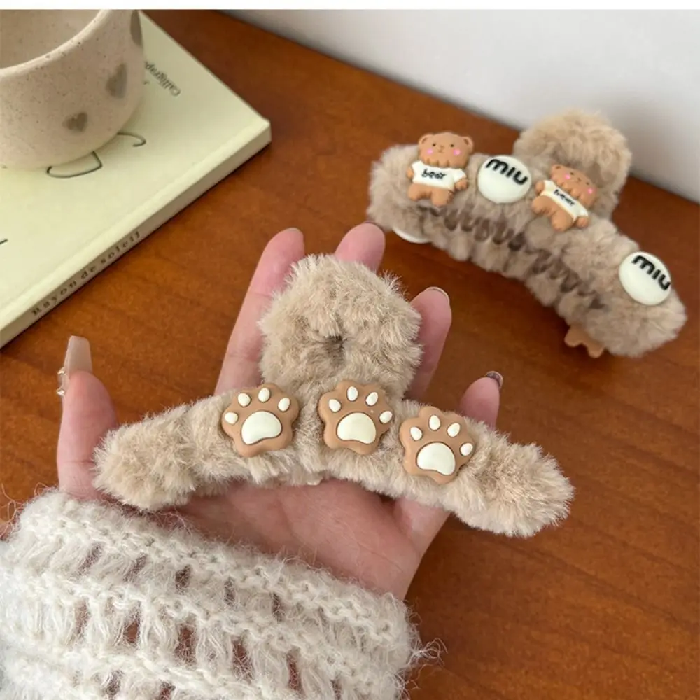 Soft Cartoon Hair Claw Hair Clip Ponytail Holder Bear Plush Shark Clip Headwear Hair Accessories Large Hair Crab Clip Female
Soft Cartoon Hair Claw Hair Clip Ponytail Holder Bear Plush Shark Clip Headwear Hair Accessories Large Hair Crab Clip Female