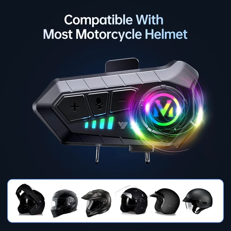 Bluetooth 5.3 Helmet Headset Wireless Hands-free Call Phone Kit Motorcycle Waterproof Earphone MP3 Music Player Speaker for Moto
Bluetooth 5.3 Helmet Headset Wireless Hands-free Call Phone Kit Motorcycle Waterproof Earphone MP3 Music Player Speaker for Moto