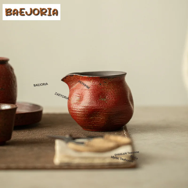 Red Coarse Pottery Kiln Fambe Tea Pitcher Divide Tea Cha Hai Dispenser Justice Cup Fair Mug Tea Services Ornaments Supplies Gift
Red Coarse Pottery Kiln Fambe Tea Pitcher Divide Tea Cha Hai Dispenser Justice Cup Fair Mug Tea Services Ornaments Supplies Gift