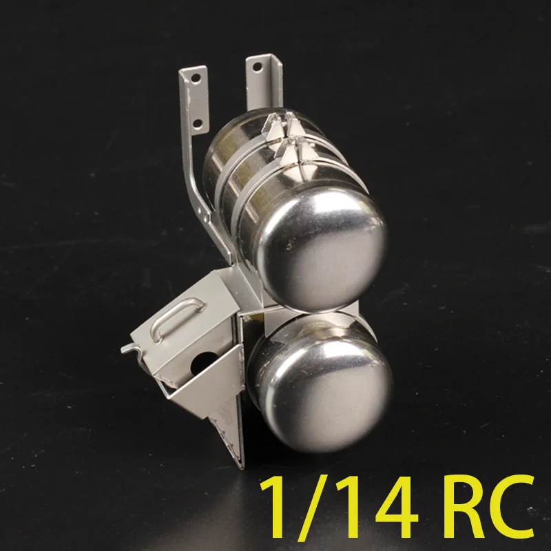 Metal Simulation Double Air Tank with Anti Slip Device for 1/14 Tamiya RC Truck SCANIA 770S R620 VOLVO BENZ Arocs MAN TGX Car
Metal Simulation Double Air Tank with Anti Slip Device for 1/14 Tamiya RC Truck SCANIA 770S R620 VOLVO BENZ Arocs MAN TGX Car