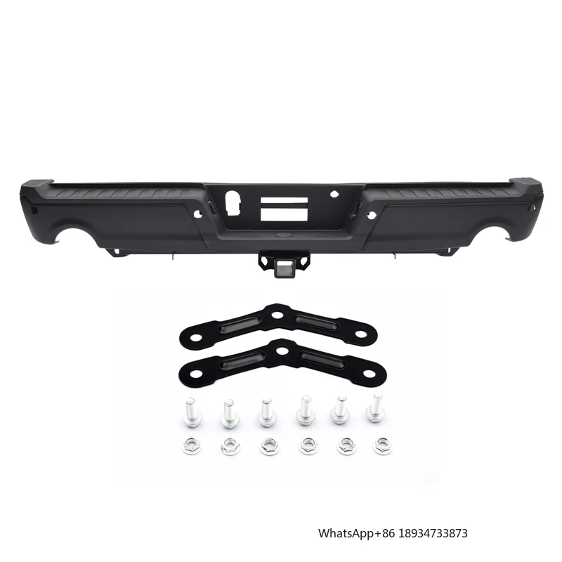 Black W/6 Sensor Holes Vent Hole W/Max Duty Towing W/Active Park Rear Bumper Assembly for Ford F150 2021-2023 FO1103294
Black W/6 Sensor Holes Vent Hole W/Max Duty Towing W/Active Park Rear Bumper Assembly for Ford F150 2021-2023 FO1103294