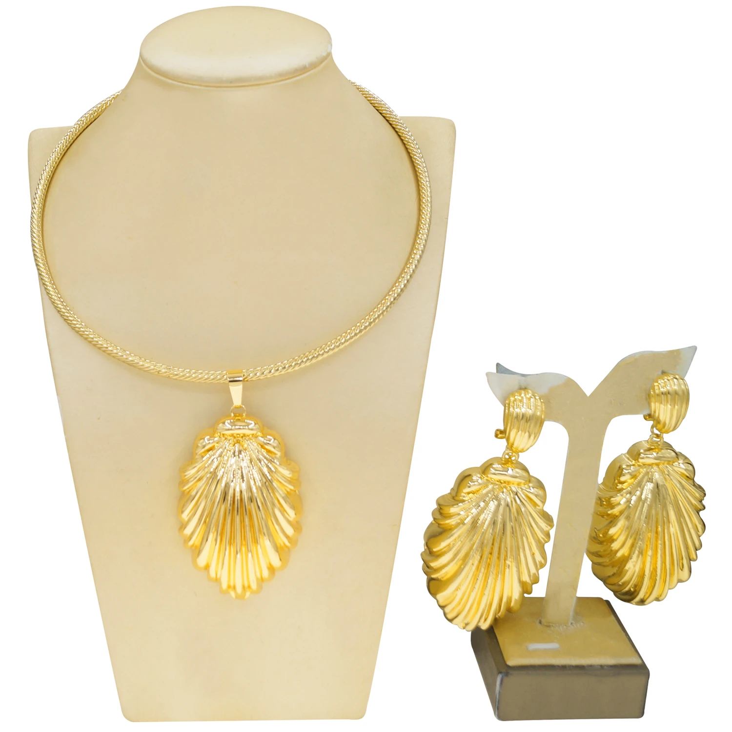 Yulaili Big Size Earring Necklace for Women High Quality Light Weight Brazilian Jewelry Set African Party Accessories HK126214
Yulaili Big Size Earring Necklace for Women High Quality Light Weight Brazilian Jewelry Set African Party Accessories HK126214