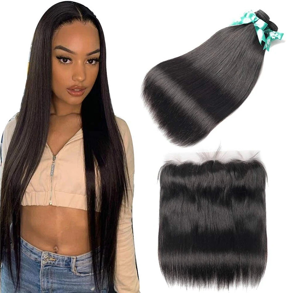 Brazilian Bone Straight Hair 3 Bundles With Frontal Remy Human Hair 13x4 Ear to Ear HD Lace Frontal Closure With Bundles On Sale
Brazilian Bone Straight Hair 3 Bundles With Frontal Remy Human Hair 13x4 Ear to Ear HD Lace Frontal Closure With Bundles On Sale