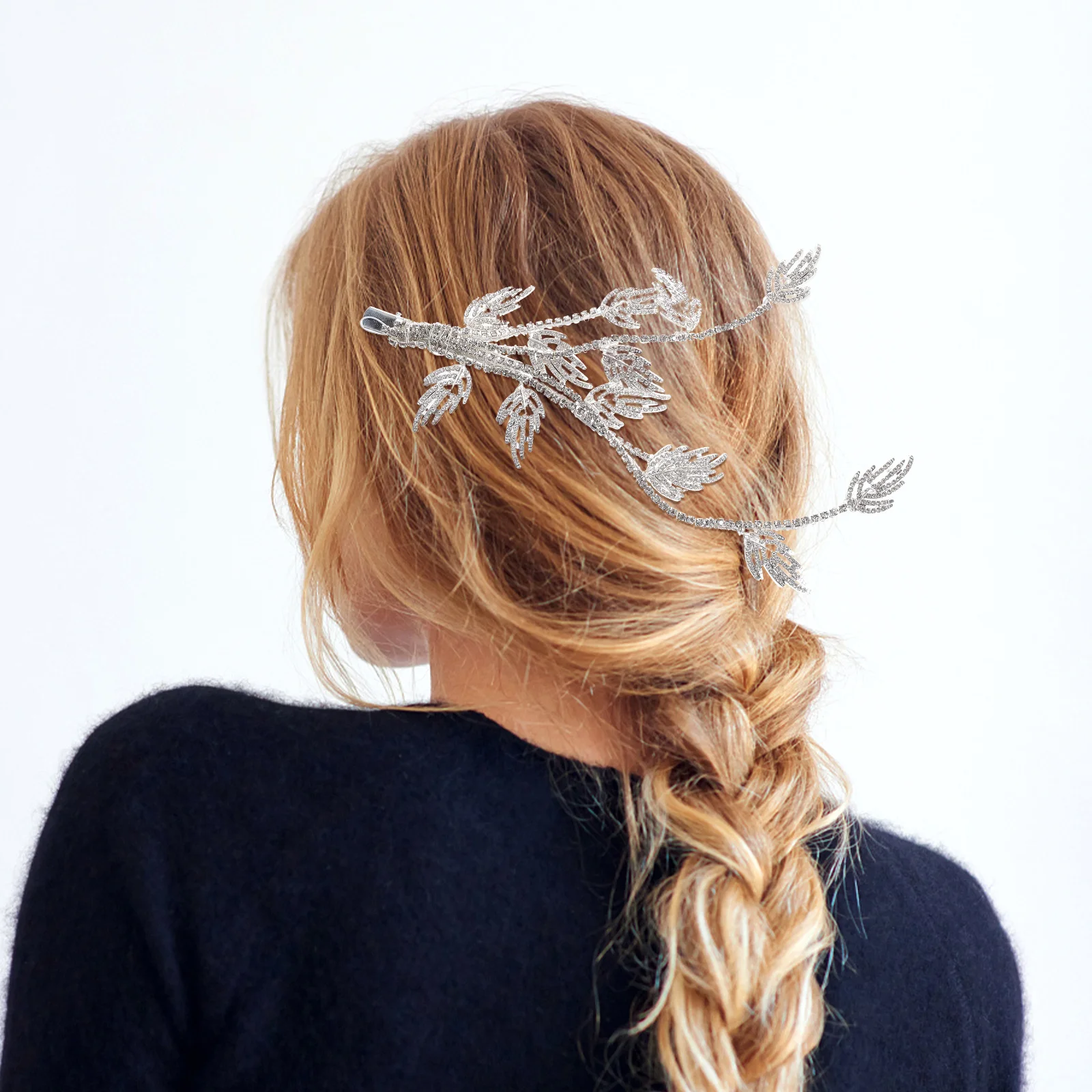 Bridal Hair Clips Rhinestone Leaf Wedding Accessories Prom Banquet Silver Barrettes Bridesmaid Headwear Hair Decor
Bridal Hair Clips Rhinestone Leaf Wedding Accessories Prom Banquet Silver Barrettes Bridesmaid Headwear Hair Decor