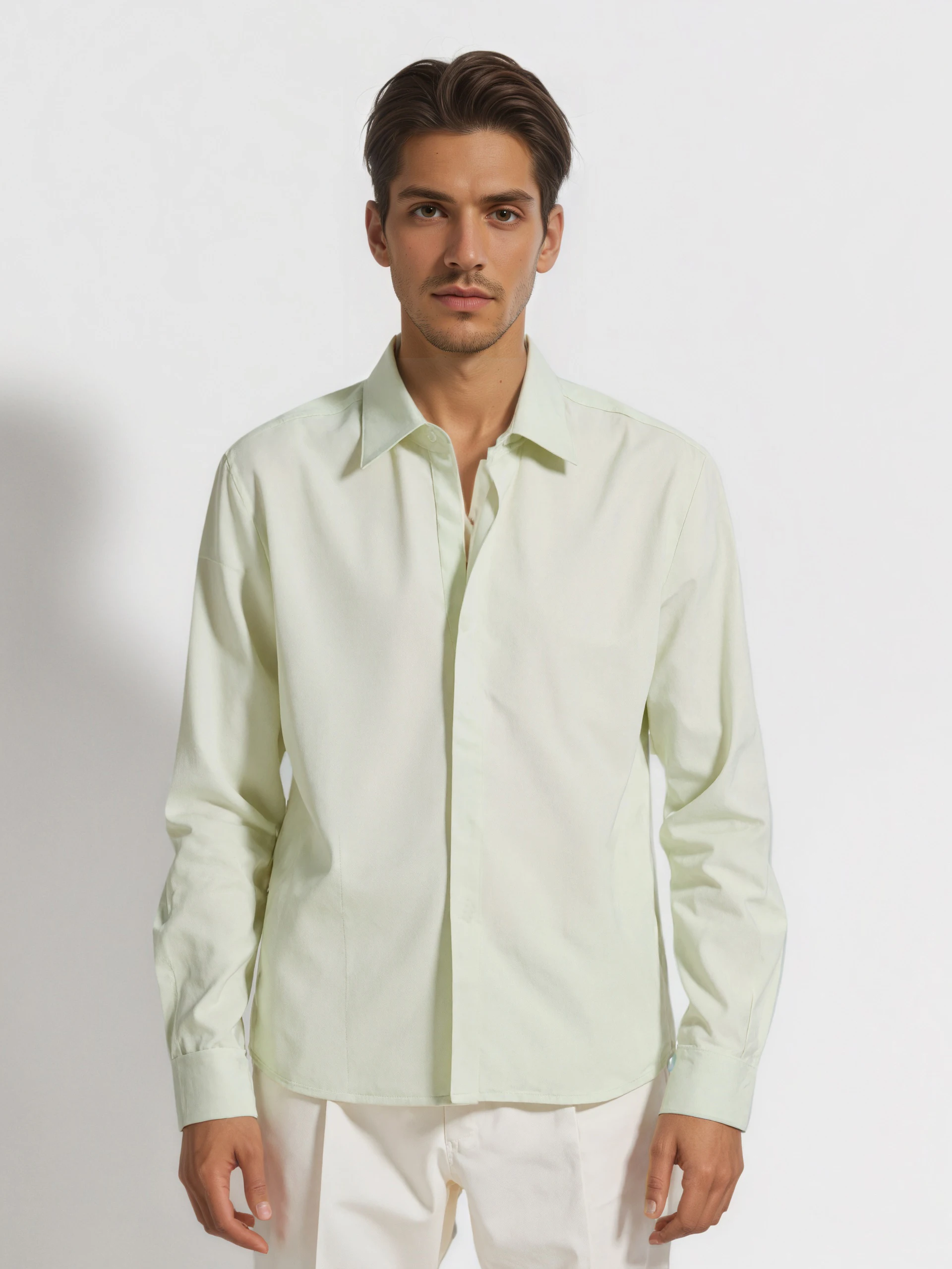 Linen Rayon Blend Long Sleeve Shirt Luxury Feel Casual Men's Business Casual Shirt Standard Fit Comfortable Breathable
Linen Rayon Blend Long Sleeve Shirt Luxury Feel Casual Men's Business Casual Shirt Standard Fit Comfortable Breathable