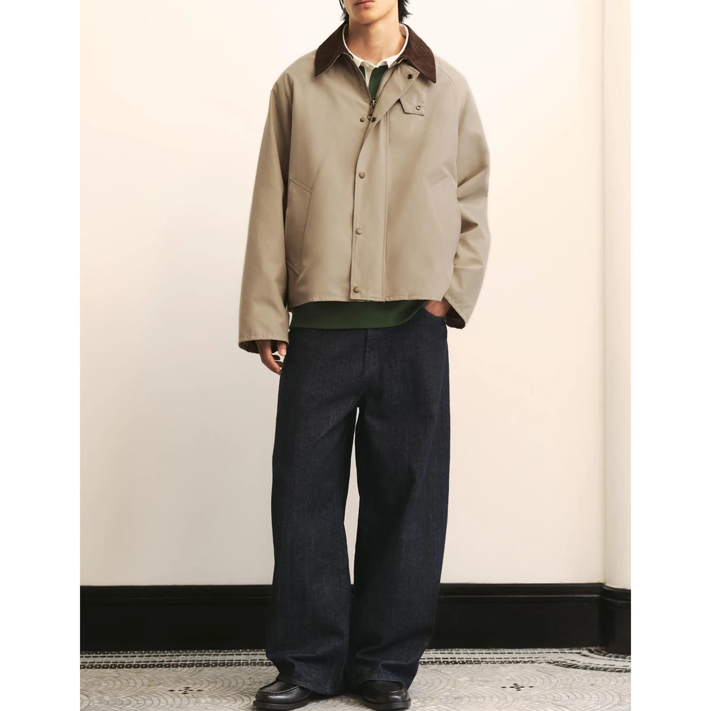 Busin Casual Tech Fabric Color Blo Collar Jaet Men's Outerwear Autumn 2025 Loose Fit Polyester Long Sve Zipper
Busin Casual Tech Fabric Color Blo Collar Jaet Men's Outerwear Autumn 2025 Loose Fit Polyester Long Sve Zipper