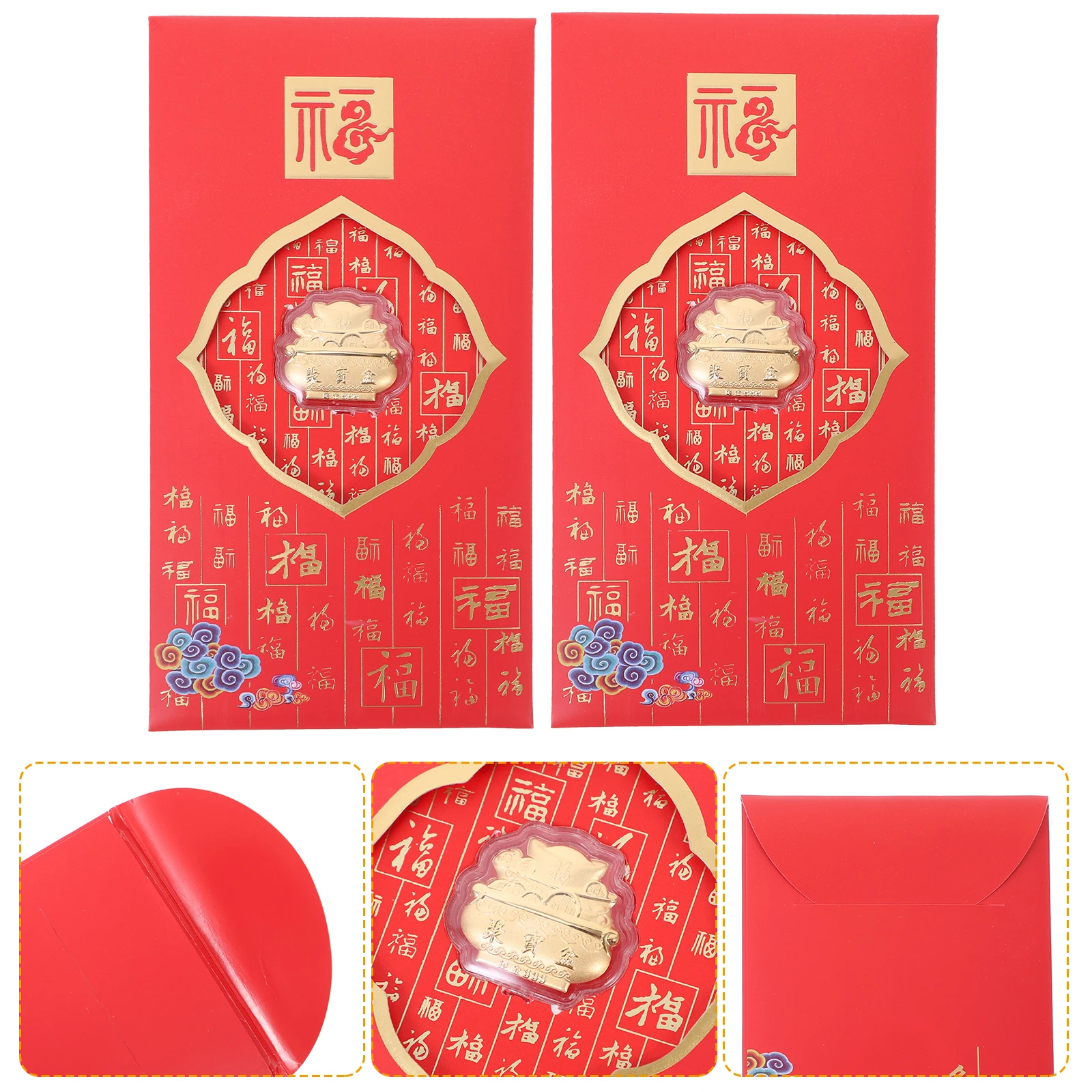 2Pcs Chinese Red Packet New Year Rabbit Year Red Money Envelope Lucky Gift Spring Festival Prosperity Packet Mini Gift Bags 
2Pcs Chinese Red Packet New Year Rabbit Year Red Money Envelope Lucky Gift Spring Festival Prosperity Packet Mini Gift Bags