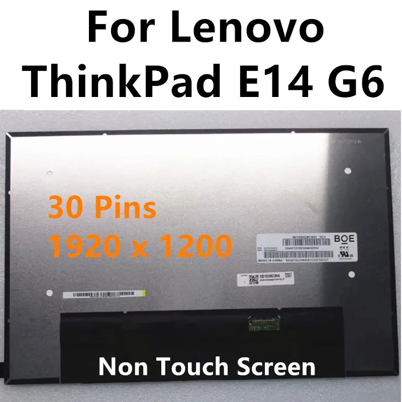 Для Lenovo ThinkPad E14 G6 замена ЖК-экрана ноутбука 14 "60 Гц светодиодный дисплей IPS EDP 30 контактов 1920 × 1200 без сенсорного экрана протестировано
Для Lenovo ThinkPad E14 G6 замена ЖК-экрана ноутбука 14 "60 Гц светодиодный дисплей IPS EDP 30 контактов 1920 × 1200 без сенсорного экрана протестировано
