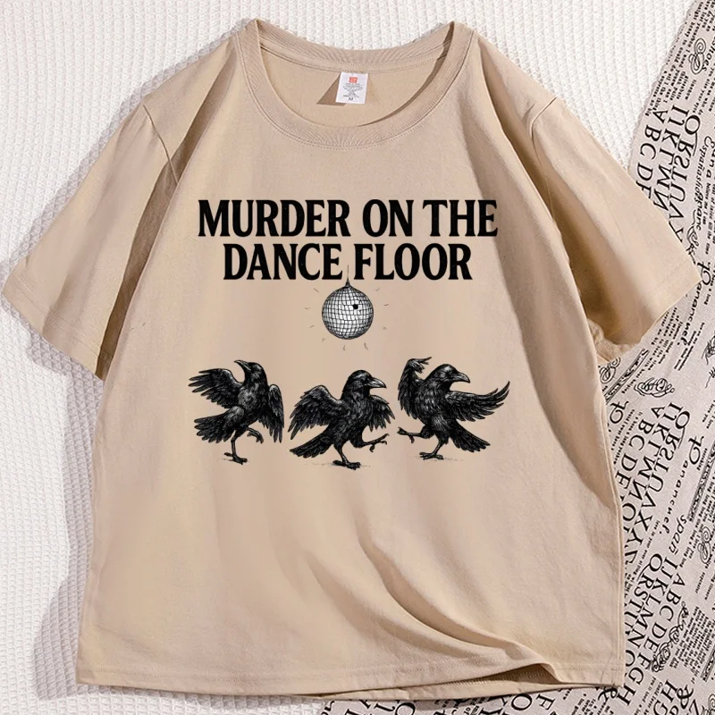 Murder on The Dance Floor T-Shirt Casual Round Neck Local Murder Tshirt Raven Witchy Crow T Shirt Dark Academia Tee Clothes
Murder on The Dance Floor T-Shirt Casual Round Neck Local Murder Tshirt Raven Witchy Crow T Shirt Dark Academia Tee Clothes