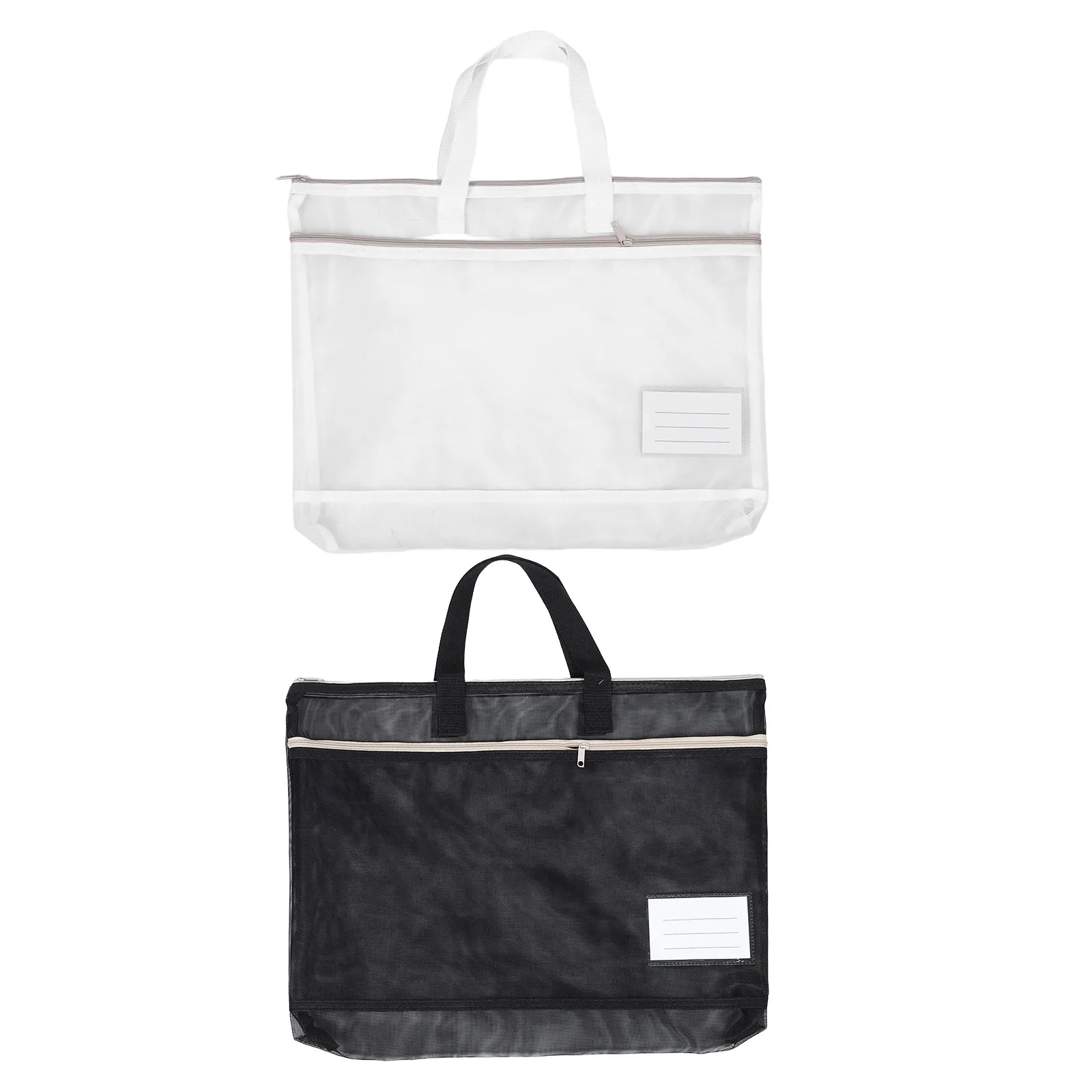 2Pcs Portable A3 Document Storage Bag Large Capacity Nylon Mesh Art Portfolio Pouch Zipper Pouch Organizer for Travel Office
2Pcs Portable A3 Document Storage Bag Large Capacity Nylon Mesh Art Portfolio Pouch Zipper Pouch Organizer for Travel Office