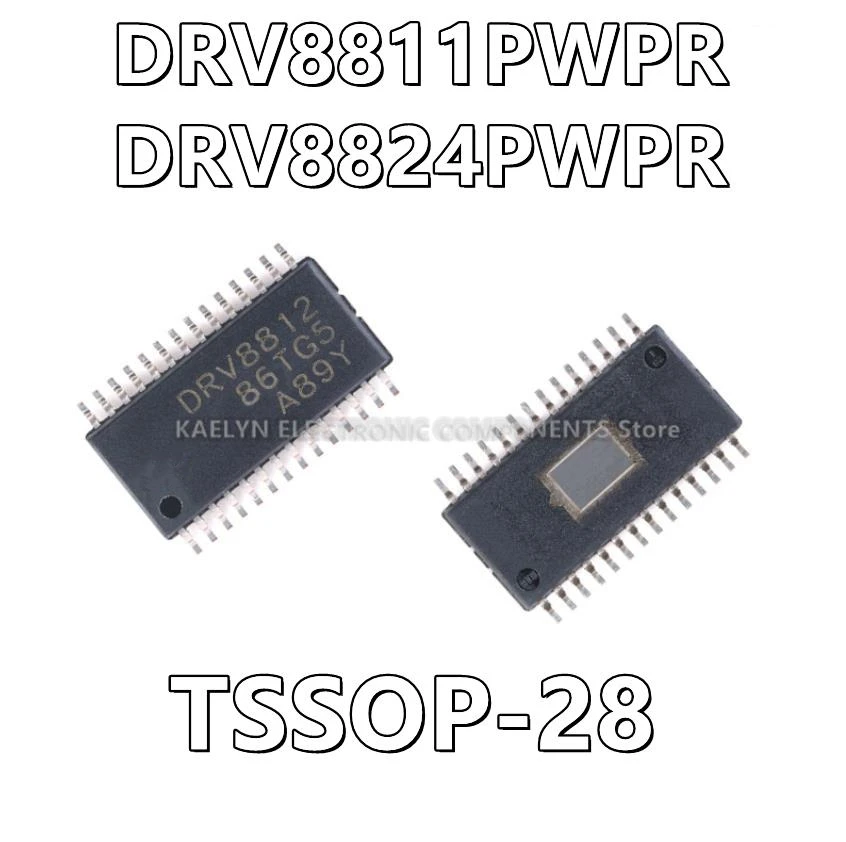 10 шт./лот DRV8811PWPR DRV8811 DRV8824PWPR DRV8824 биполярный драйвер двигателя Power MOSFET Logic 28-HTSSOP
10 шт./лот DRV8811PWPR DRV8811 DRV8824PWPR DRV8824 биполярный драйвер двигателя Power MOSFET Logic 28-HTSSOP