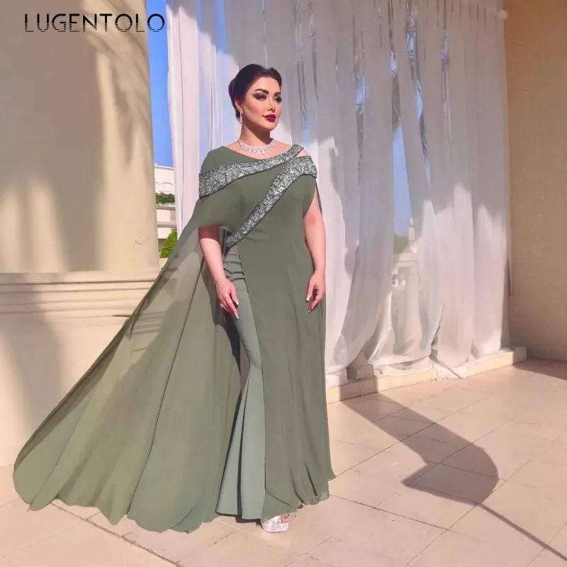 Women Chiffon Dress Beads Cocktail Party Sexy Shawl Robe New Sexy Slim Lady Elegant Banquet Empire Long Clothing
Women Chiffon Dress Beads Cocktail Party Sexy Shawl Robe New Sexy Slim Lady Elegant Banquet Empire Long Clothing