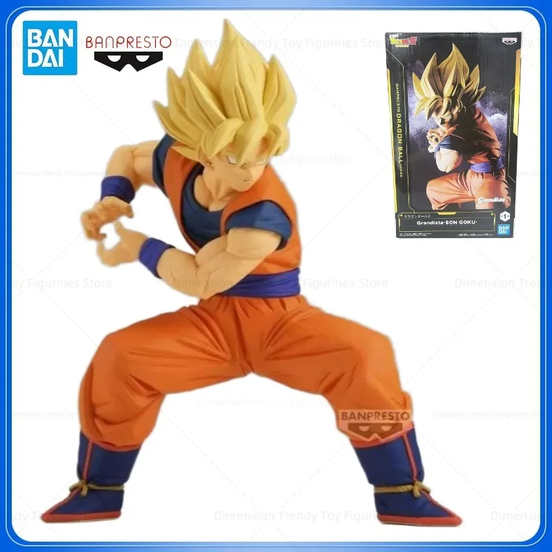 Bandai In Stock Banpresto Dragon Ball Z Grandista Son Goku SSJ Anime Action Figure Model Toys Gift DT
Bandai In Stock Banpresto Dragon Ball Z Grandista Son Goku SSJ Anime Action Figure Model Toys Gift DT