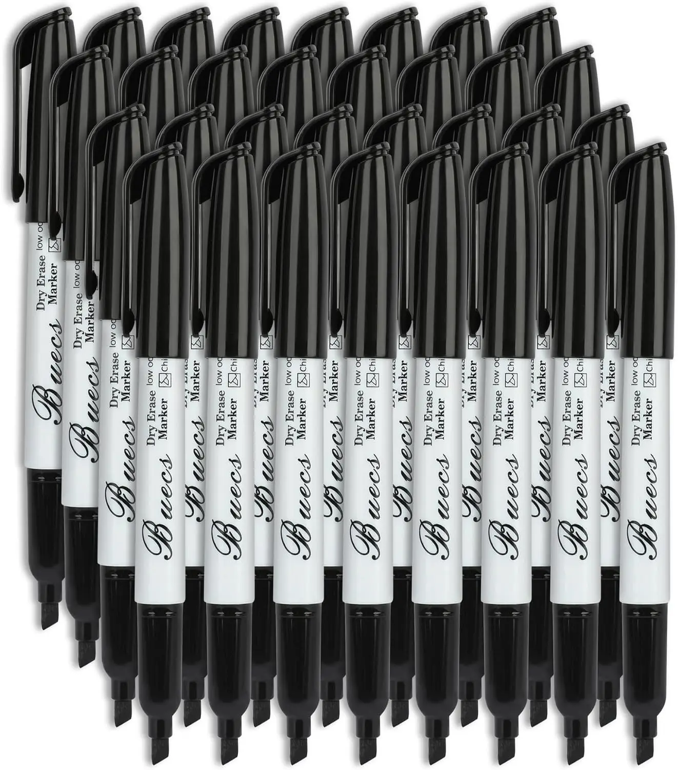 Dry Erase Markers, Low-Odor, 108 Count, Chisel Tip for Whiteboards, Glass, School Office Supplies
Dry Erase Markers, Low-Odor, 108 Count, Chisel Tip for Whiteboards, Glass, School Office Supplies