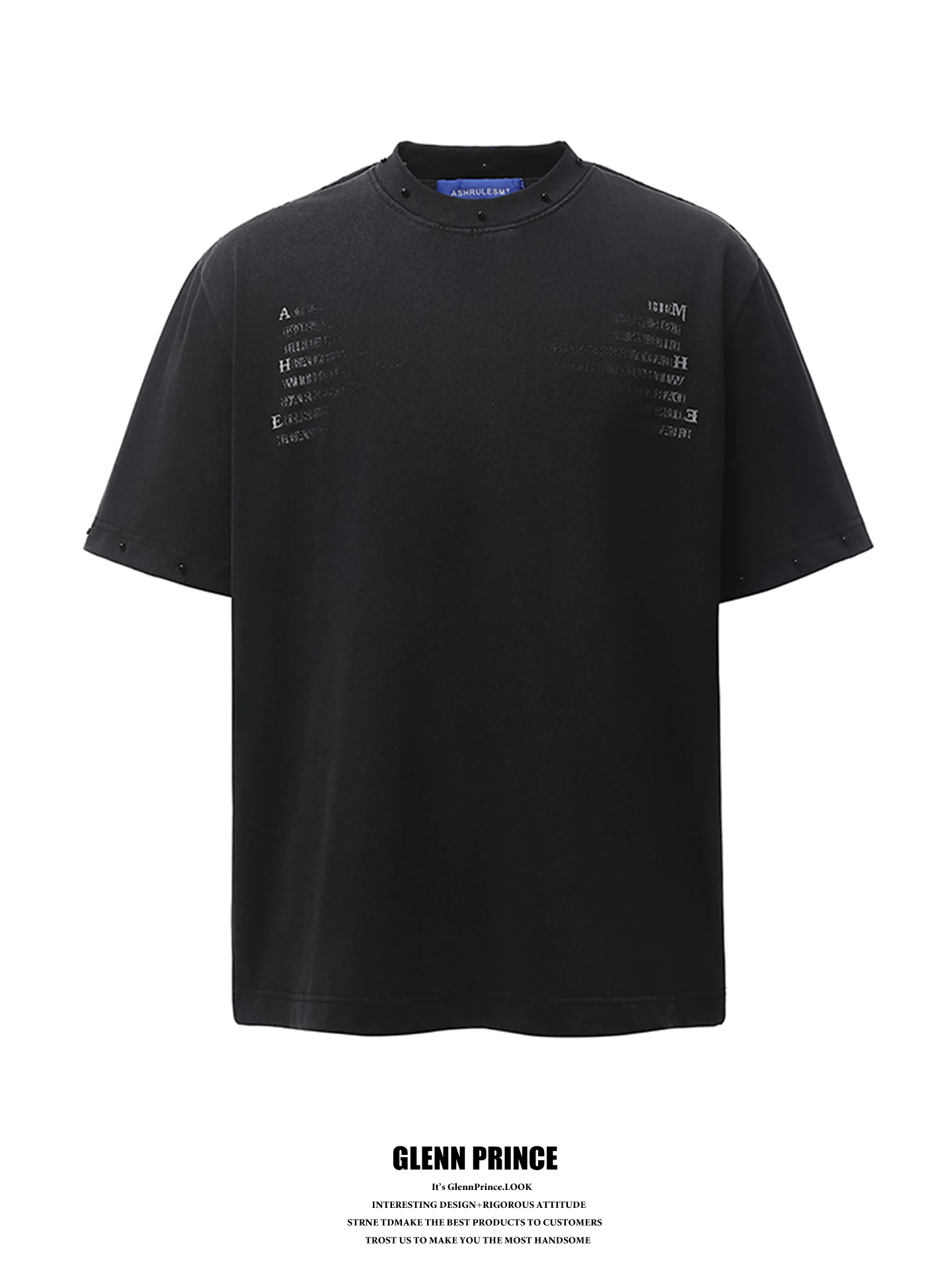 Loose Casual Short Sleeve Men's T-shirt GPstudio American High Street Fuzzy Letter 350G Heavyweight Summer New Style Tee
Loose Casual Short Sleeve Men's T-shirt GPstudio American High Street Fuzzy Letter 350G Heavyweight Summer New Style Tee