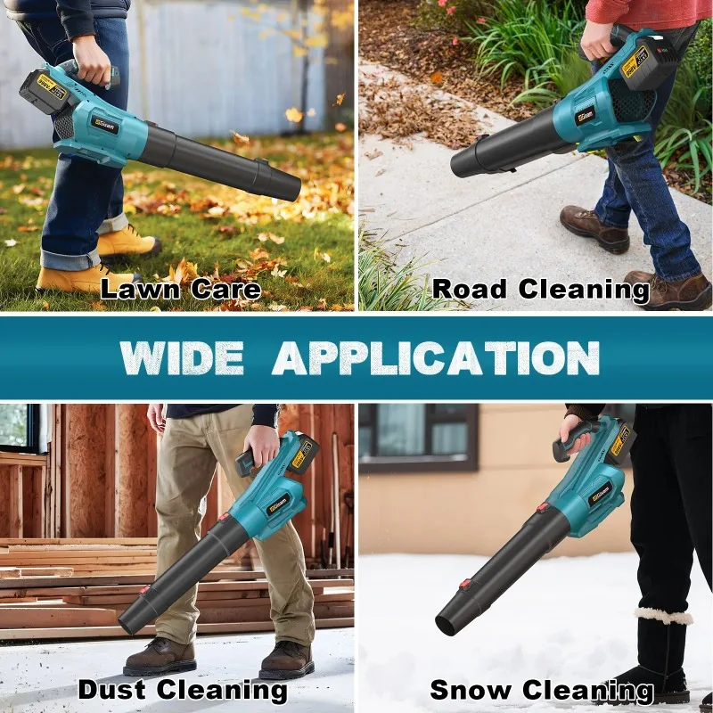 【Hot Item】 2000W Brushless Electric Air Blower Cordless Leaf Blower Leaves Snow Dust Cleaning Tool Fit For 18V Battery Pin
【Hot Item】 2000W Brushless Electric Air Blower Cordless Leaf Blower Leaves Snow Dust Cleaning Tool Fit For 18V Battery Pin