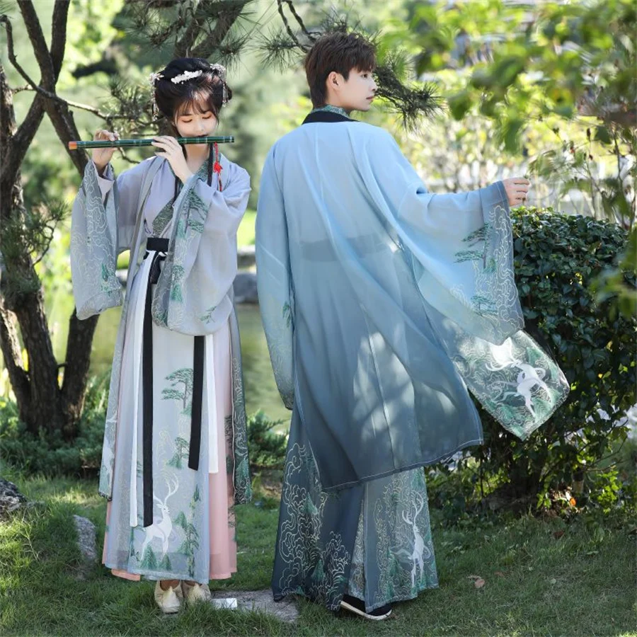 Ancient Chinese Traditional Dress Black Hanfu Sets Paired Clothing for Couple Halloween Cosplay Costume Oriental Dance Men Women
Ancient Chinese Traditional Dress Black Hanfu Sets Paired Clothing for Couple Halloween Cosplay Costume Oriental Dance Men Women