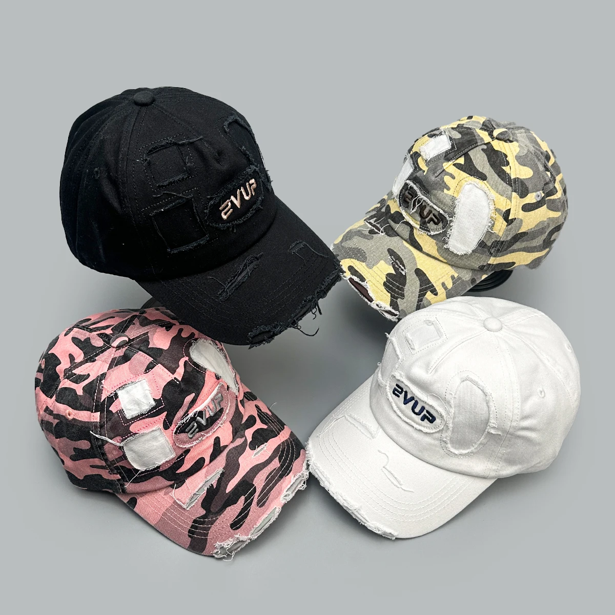 Camouflage Broken Style Letters Embroidery Baseball Hats New Men Women Sunshade Personal Versatile Street Fashion Peaked Caps
Camouflage Broken Style Letters Embroidery Baseball Hats New Men Women Sunshade Personal Versatile Street Fashion Peaked Caps