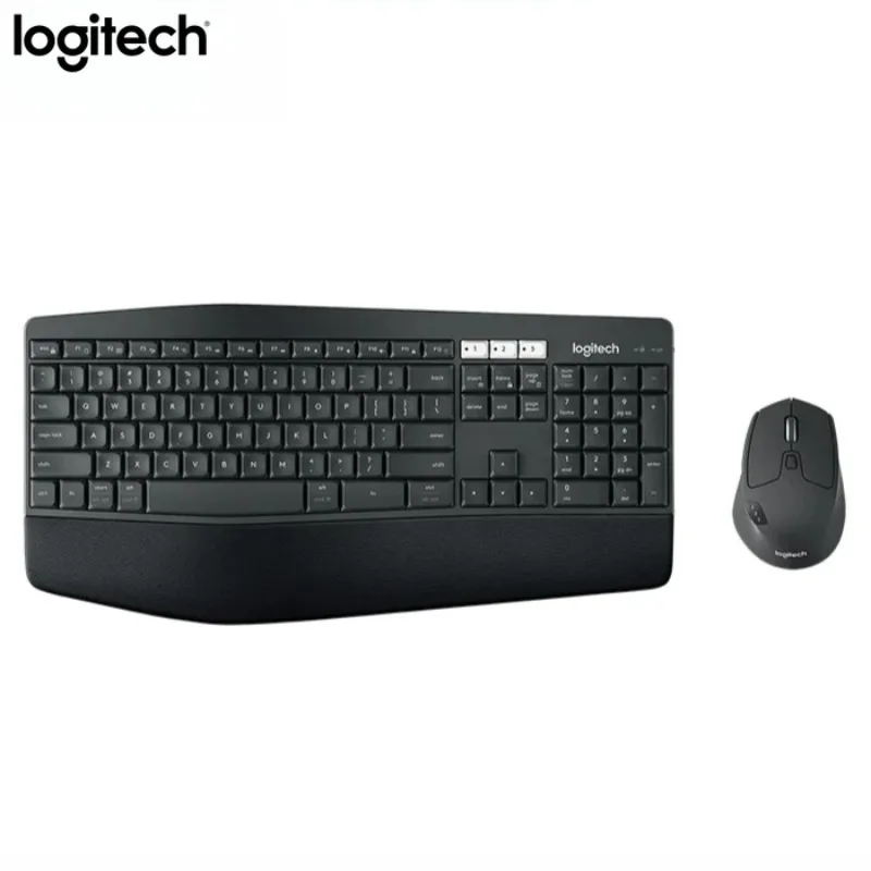 Logitech MK850 Multi-Device Wireless Keyboard& Mouse Combo-Flow Cross-Computer Control,Ergonomic,Laser Precision,for Home Office