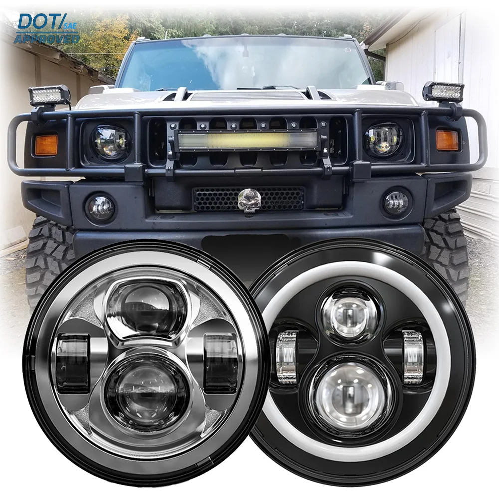 DOT LED 7 Inch Headlamp For Suzuki Honda Civic AM General Hummer H1 Bentley Hi-Lo Beam Turn Signal W/ DRL H6024 Light Assembly
DOT LED 7 Inch Headlamp For Suzuki Honda Civic AM General Hummer H1 Bentley Hi-Lo Beam Turn Signal W/ DRL H6024 Light Assembly
