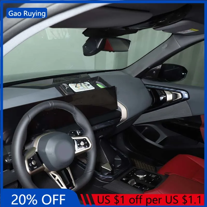 Gao Ruying For BMW X3 G45 2025-26 ABS Black Car Central Control Navigation Screen Rear Storage Box Interior Car Accessories LHD
Gao Ruying For BMW X3 G45 2025-26 ABS Black Car Central Control Navigation Screen Rear Storage Box Interior Car Accessories LHD