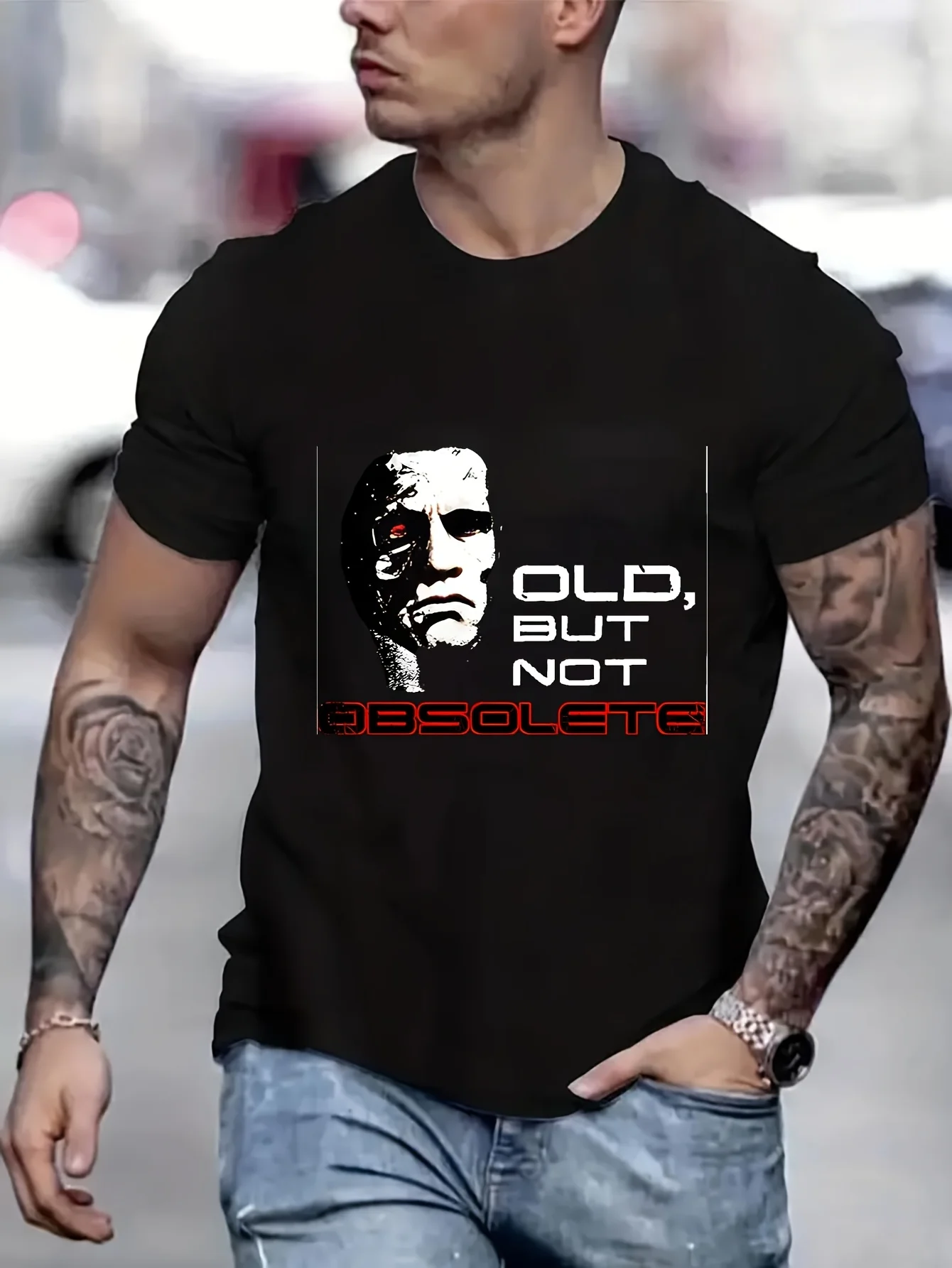 Old But Not Obsolete Terminator Dark Fate Tops Men T-Shirt Men Oversized T Shirt Kawaii Clothes Funny Men's T-Shirts B5022220
Old But Not Obsolete Terminator Dark Fate Tops Men T-Shirt Men Oversized T Shirt Kawaii Clothes Funny Men's T-Shirts B5022220