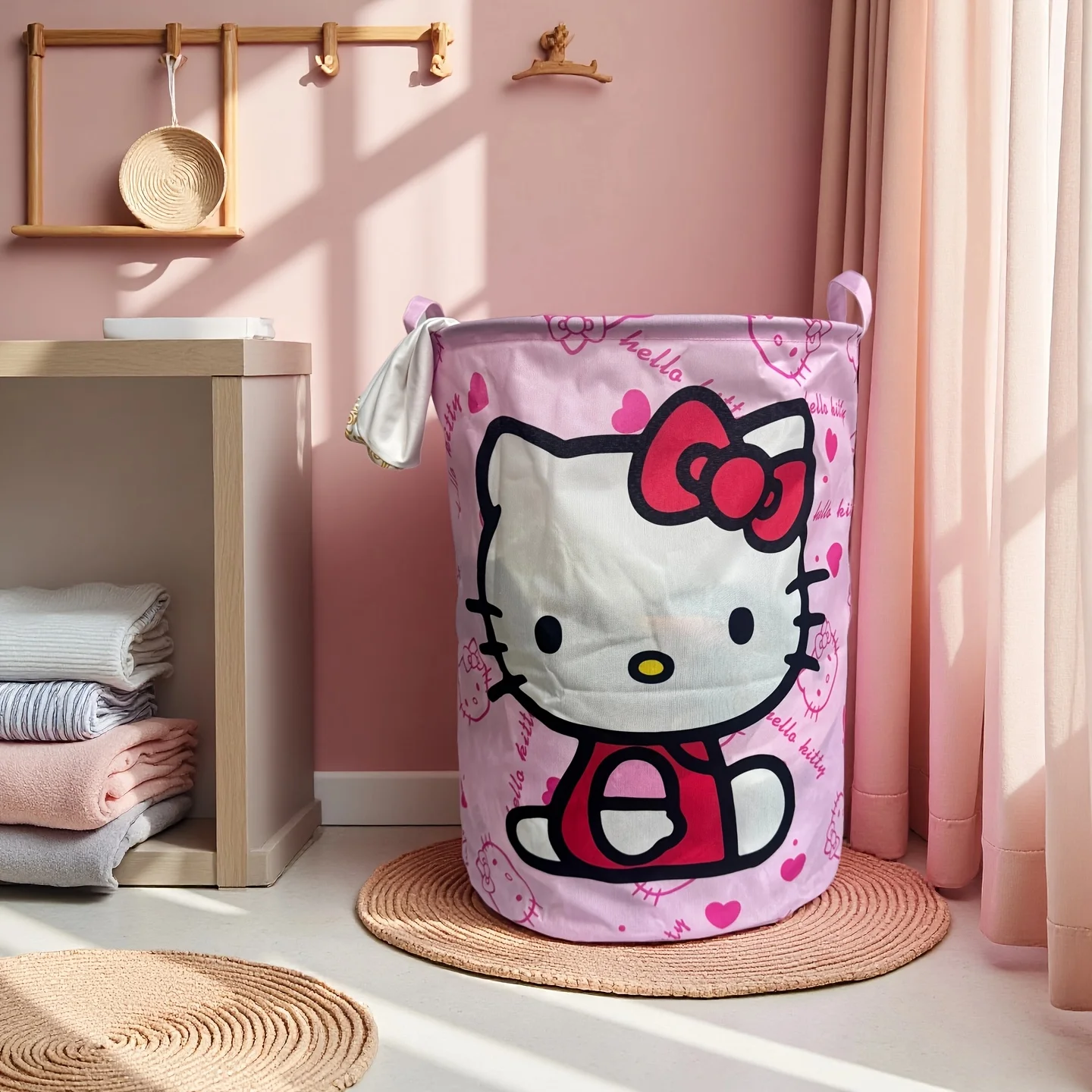 Sanrio Laundry Basket - Cartoon Folding Storage Basket, Sturdy Handle, Portable, Can Store Dirty Clothes and Toys, Durable
Sanrio Laundry Basket - Cartoon Folding Storage Basket, Sturdy Handle, Portable, Can Store Dirty Clothes and Toys, Durable