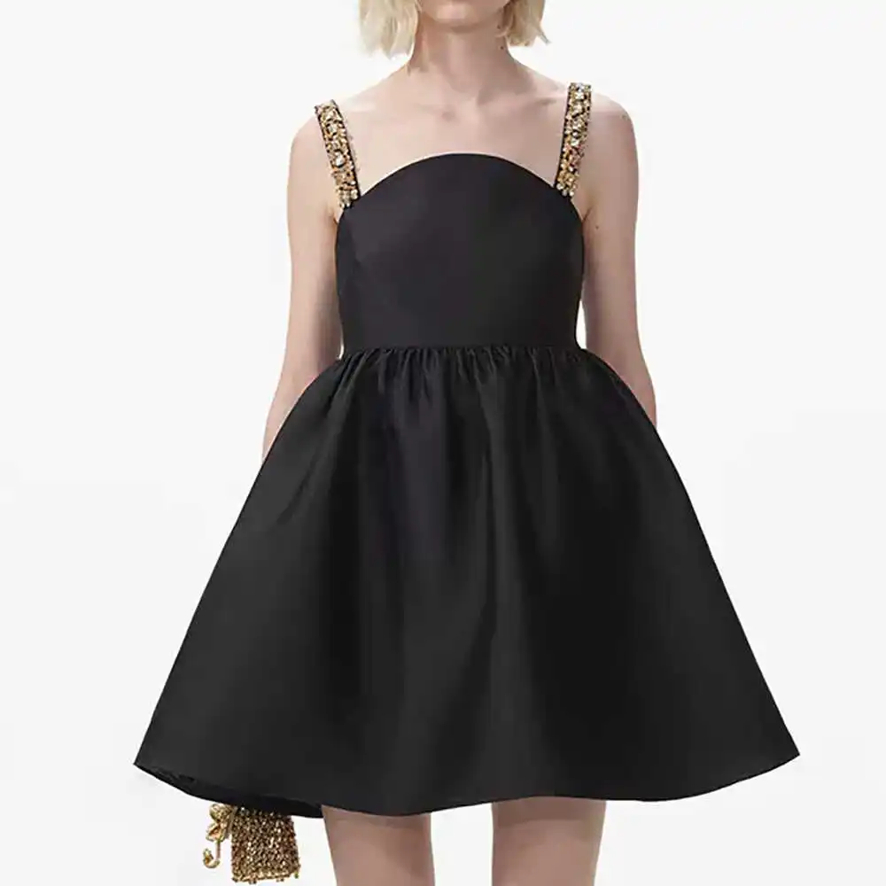 Sling Dress for Women 2024 New Spring Summer Diamond Design Slim Waist Loose Casual Sleeveless Robes
Sling Dress for Women 2024 New Spring Summer Diamond Design Slim Waist Loose Casual Sleeveless Robes