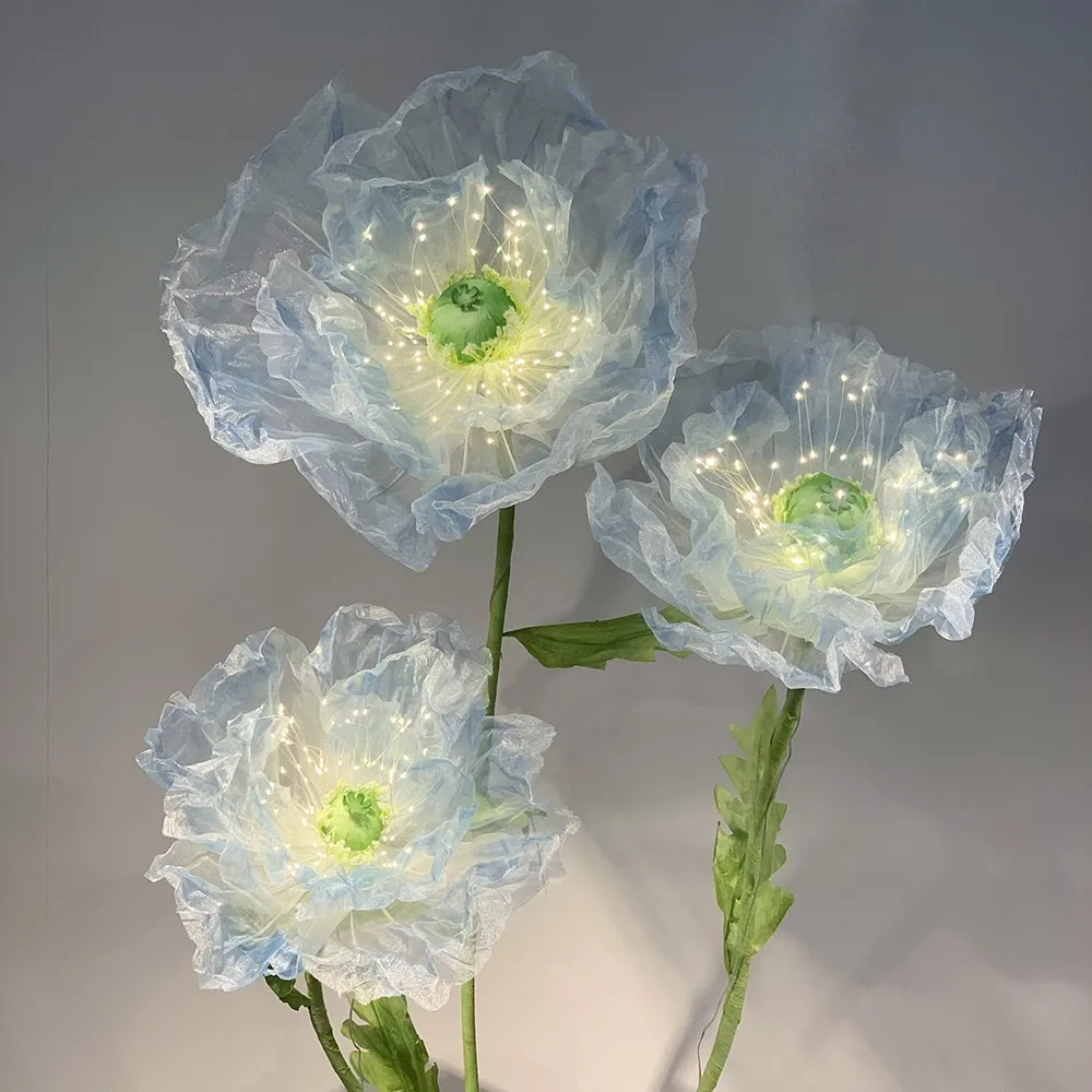 180cm Luminous Poppy Flowers Artificial Flowers Wedding Decor Props Silk Yarn Flower Window Display Garden Decoration Home Decor
180cm Luminous Poppy Flowers Artificial Flowers Wedding Decor Props Silk Yarn Flower Window Display Garden Decoration Home Decor