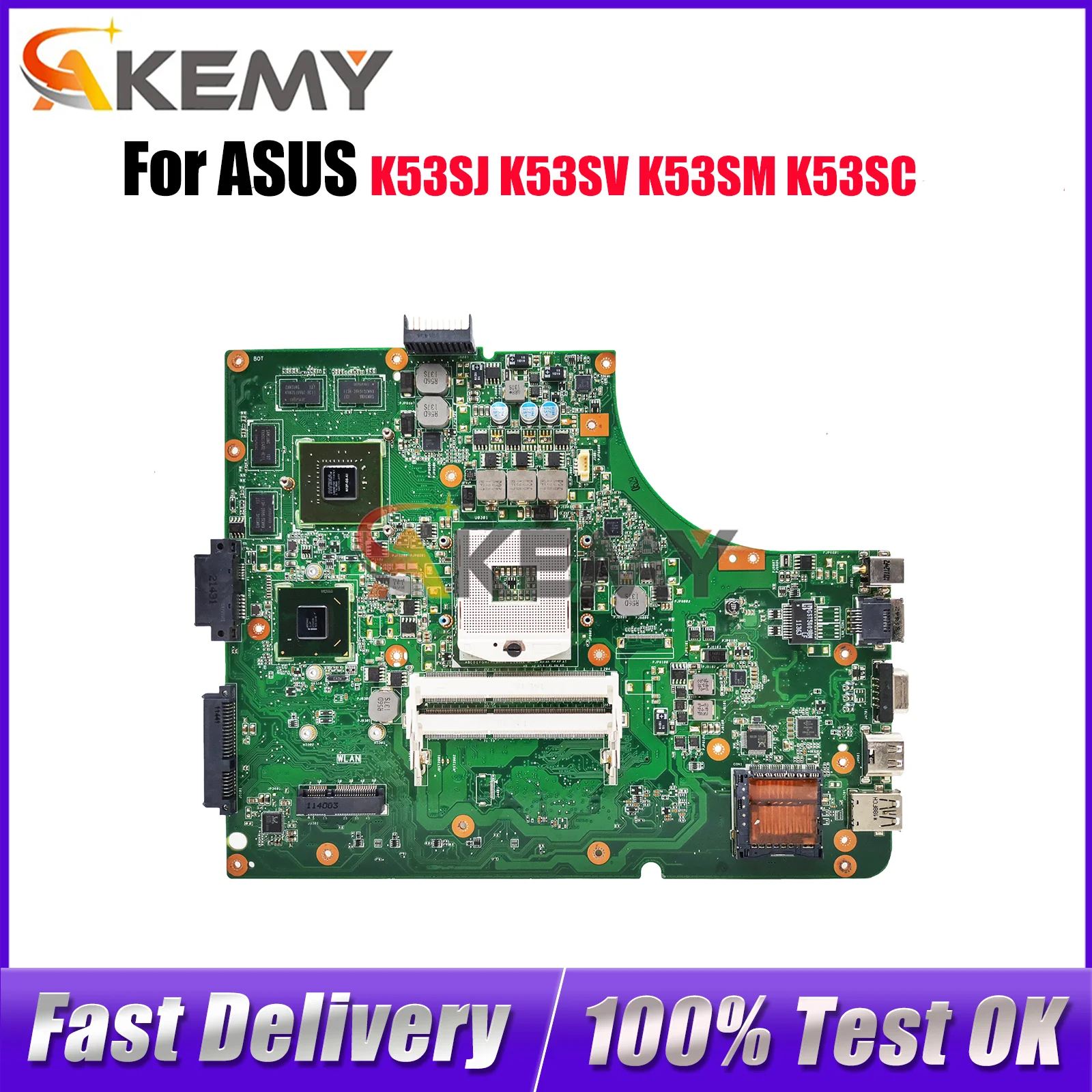 K53SV Материнская плата для ноутбука ASUS K53S K53SM K53SV K53SK K53SD K53SJ K53SC Материнская плата для ноутбука 100% тестирование ОК быстрая доставка stk
K53SV Материнская плата для ноутбука ASUS K53S K53SM K53SV K53SK K53SD K53SJ K53SC Материнская плата для ноутбука 100% тестирование ОК быстрая доставка stk