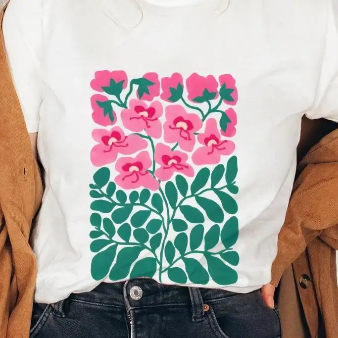 Y2K Aesthetic Floral Print Cotton T-Shirt for Women Casual Streetwear Graphic Top Lightweight Gym Daily Wear
Y2K Aesthetic Floral Print Cotton T-Shirt for Women Casual Streetwear Graphic Top Lightweight Gym Daily Wear