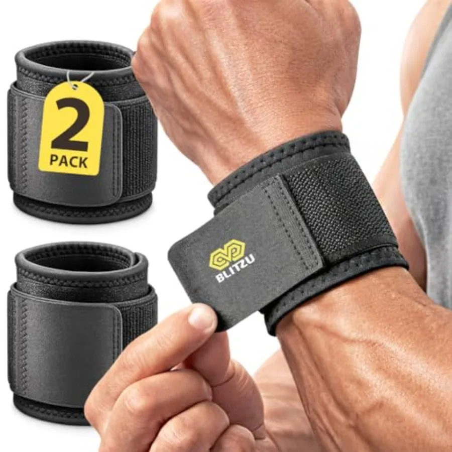 2 Pack Wrist Wraps, Carpal Tunnel Wrist Brace for Women and Men, Breathable Adjustable Compression Wrist Support for All-Day We
2 Pack Wrist Wraps, Carpal Tunnel Wrist Brace for Women and Men, Breathable Adjustable Compression Wrist Support for All-Day We