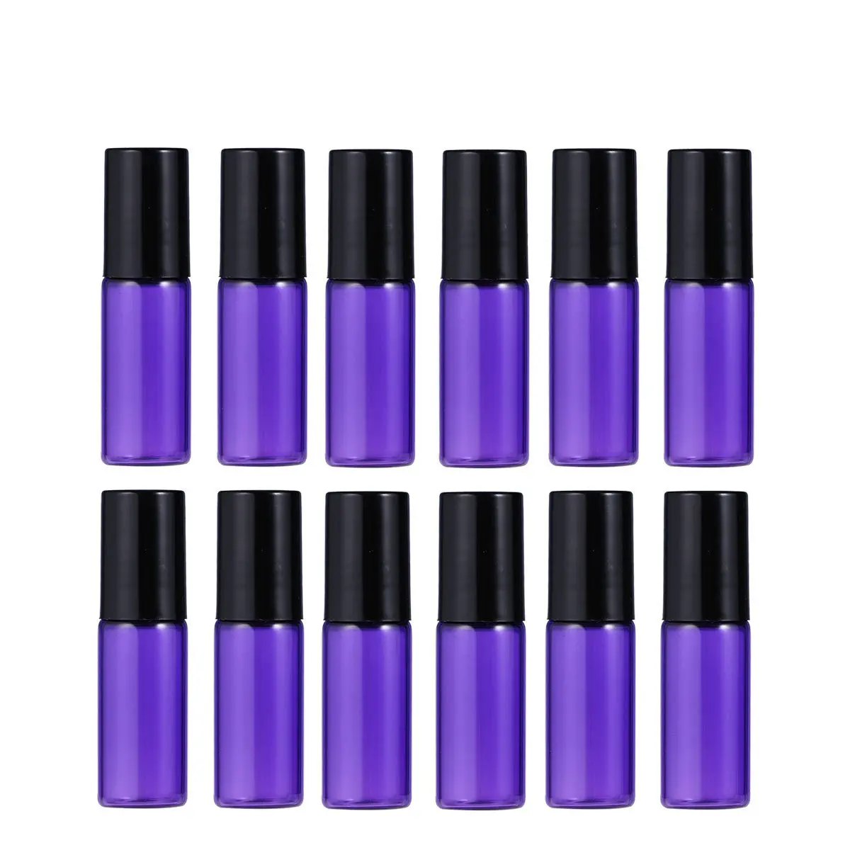 12Pcs 5Ml Purple Glass Roller Bottles with Stainless Steel Ball Smooth Rolling Refillable Essential Oil Perfume Roller Bottles
12Pcs 5Ml Purple Glass Roller Bottles with Stainless Steel Ball Smooth Rolling Refillable Essential Oil Perfume Roller Bottles