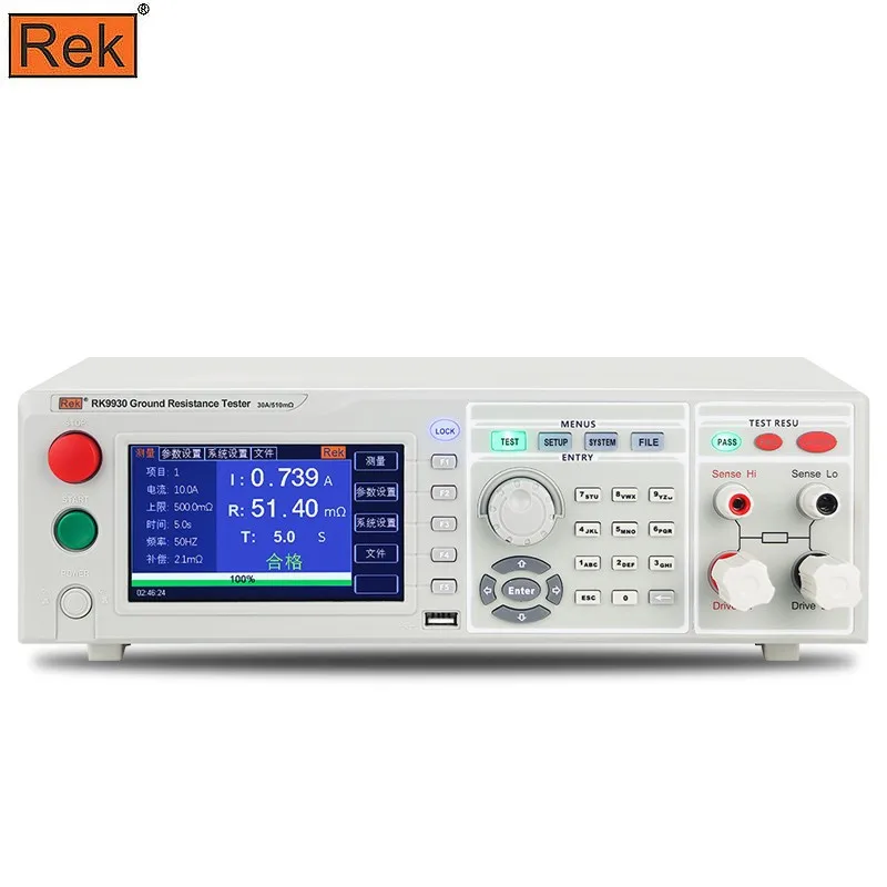 Merrick RK9930 programmable grounding resistance tester multi-functional safety testing instrument resistance meter can be remot
Merrick RK9930 programmable grounding resistance tester multi-functional safety testing instrument resistance meter can be remot