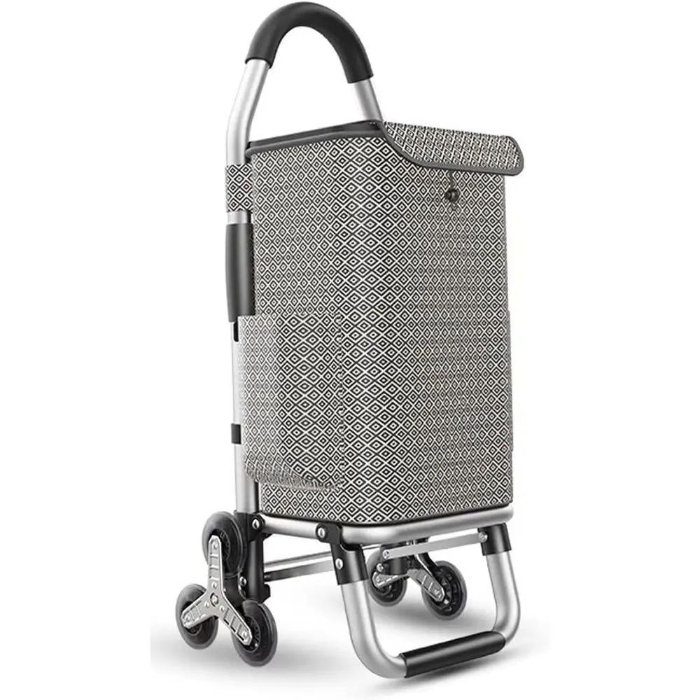 Портативная 6-колесная тележка для подъема по лестнице со съемной сумкой, вместимость 36 л — идеально подходит для продуктов, покупок и удобной транспортировки
Портативная 6-колесная тележка для подъема по лестнице со съемной сумкой, вместимость 36 л — идеально подходит для продуктов, покупок и удобной транспортировки