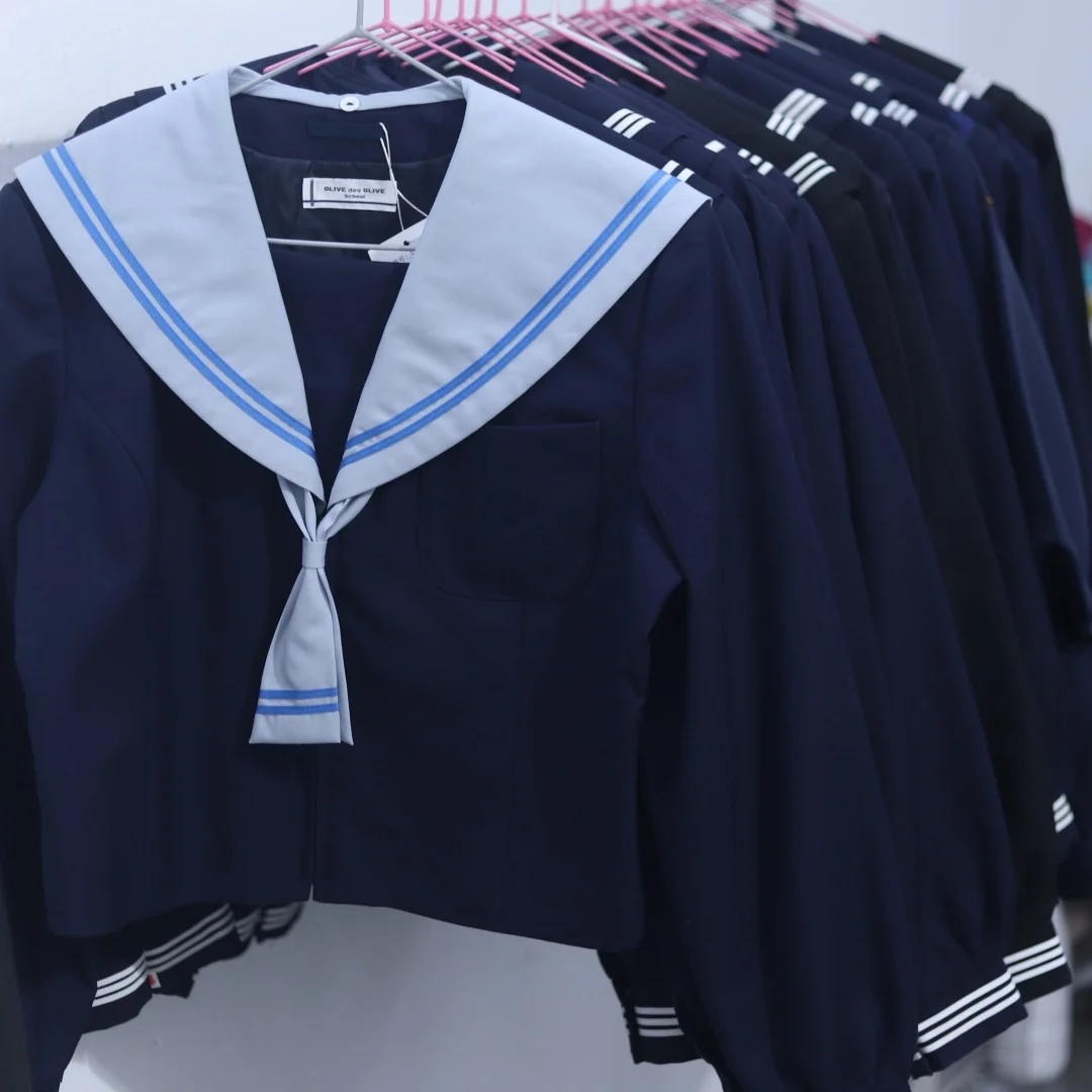 Winter Uniform Sailor Suit Princess Line School Uniform Women's Style Japanese Ancient Mother Long Sleeve Mid-Length Skirt
Winter Uniform Sailor Suit Princess Line School Uniform Women's Style Japanese Ancient Mother Long Sleeve Mid-Length Skirt